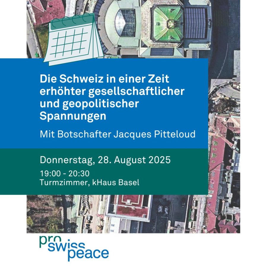 Die Schweiz in einer Zeit erhöhter gesellschaftlicher und geopolitischer Spannungen