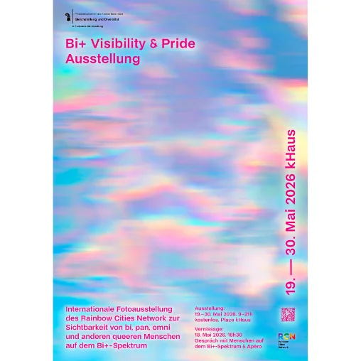 Vernissage Fotoausstellung «Bi+ Visibility & Pride»