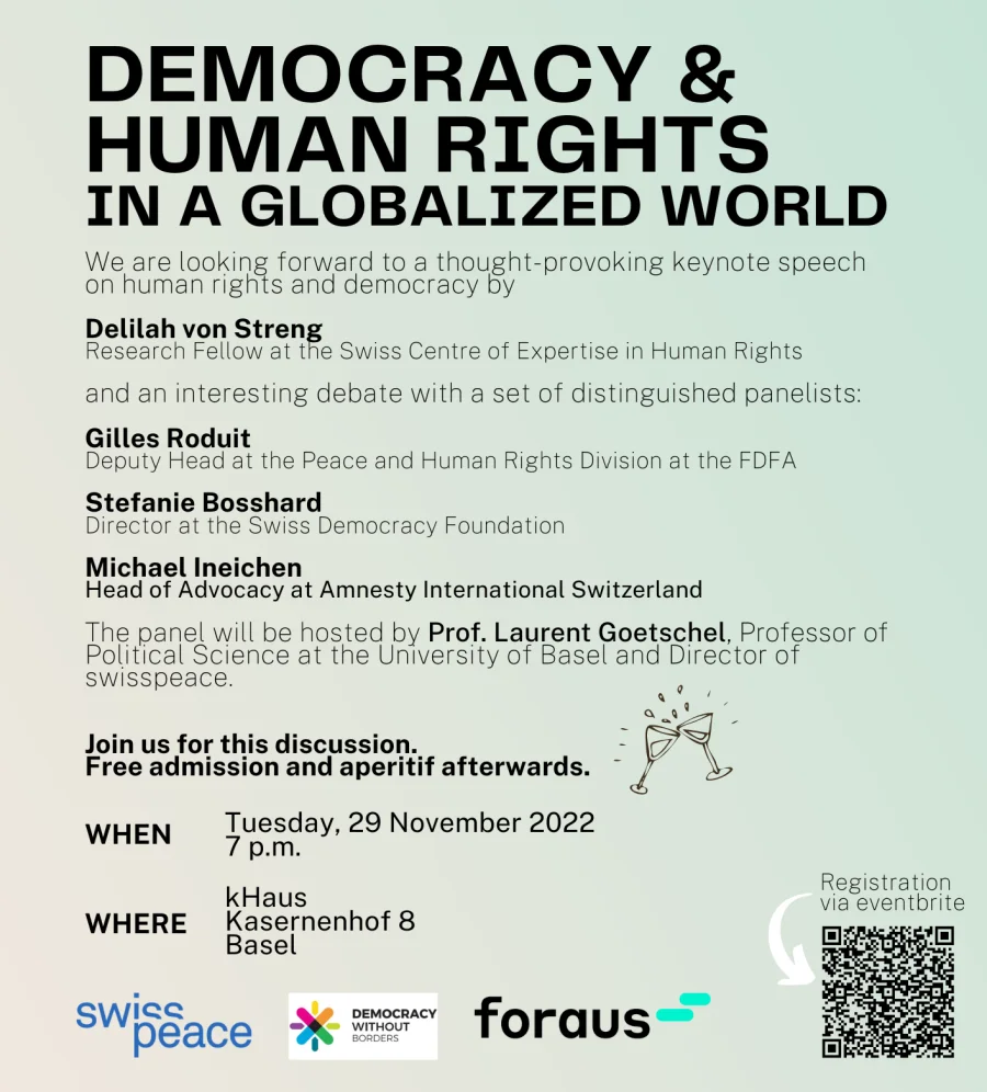 Foraus-Democracy & Human Rights in a Globalized World