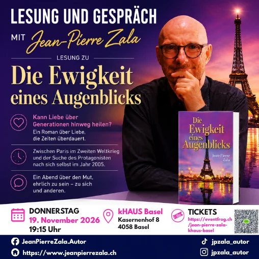 Lesung und Gespräch mit Jean-Pierre Zala