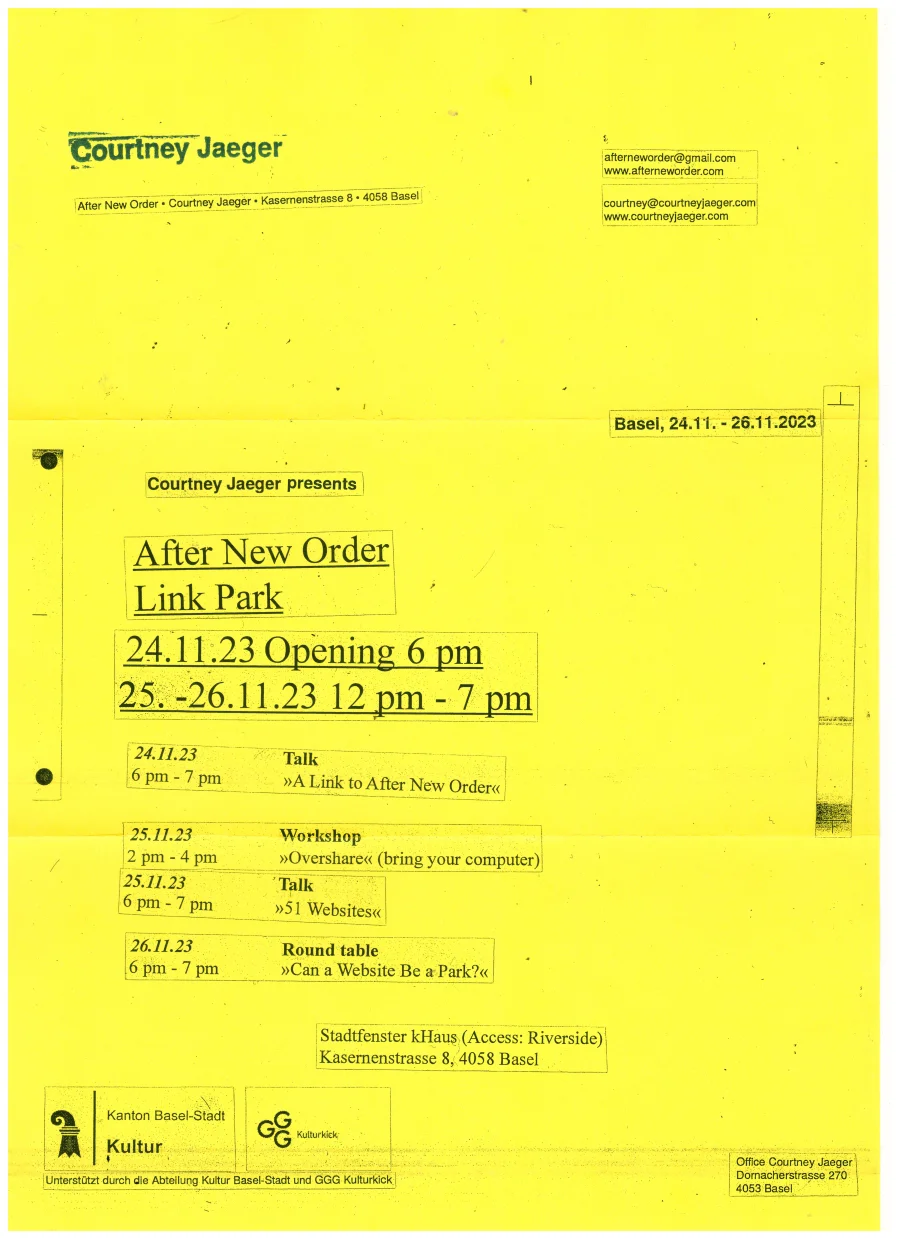 After New Order - Link Park